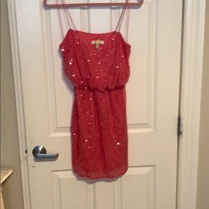Aidan Mattox  Pink Sequin dress